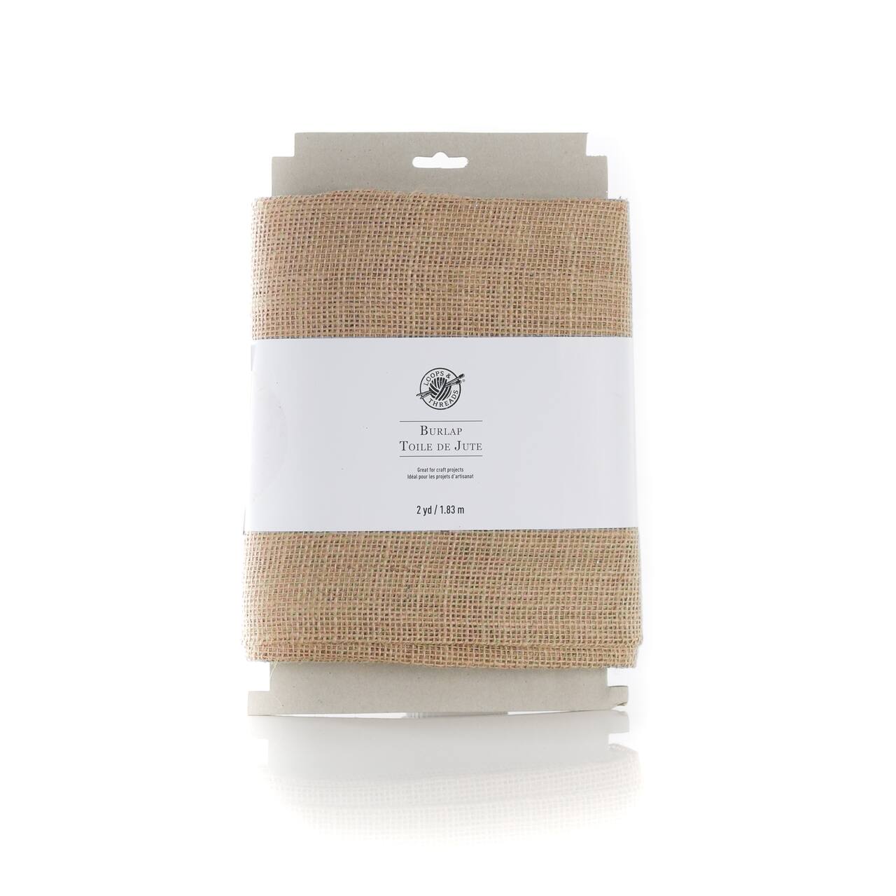 6 Pack: Tan Burlap Bundle by Loops & Threads®